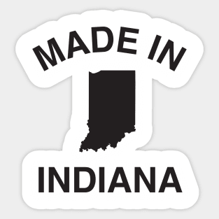 Made in Indiana Sticker